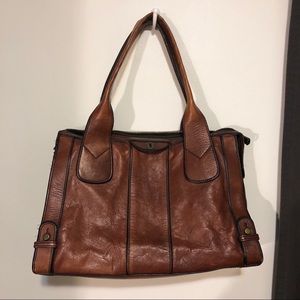 Fossil Leather Satchel